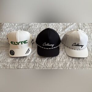 Callaway Black and White Cap - Men's Golf Hat